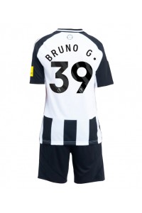 Newcastle United Bruno Guimaraes #39 Babytruitje Thuis tenue Kind 2024-25 Korte Mouw (+ Korte broeken)